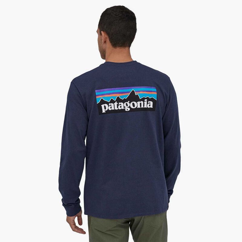 Patagonia Men's Long-Sleeved P-6 Logo Responsibili-Tee® image number 1